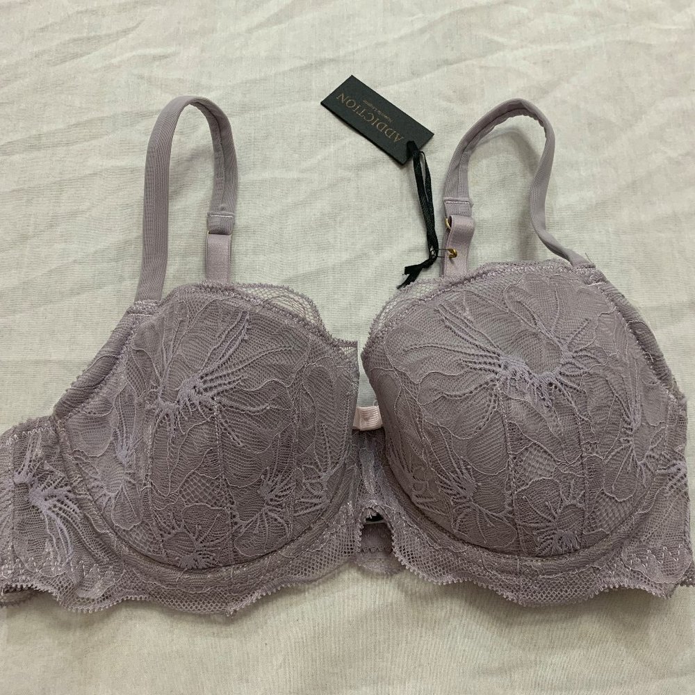 🍎🍎🍎   NWT ADDICTION NOUVELLE WOMENS UNDERWIRE BRA SIZE 32D 🍎🍎🍎
